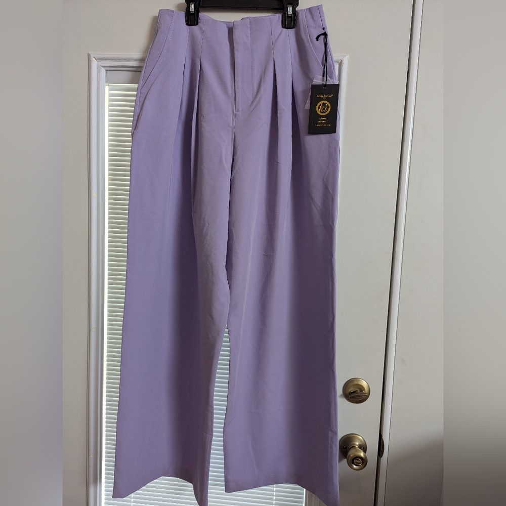 Kathy Ireland Lilac Trousers